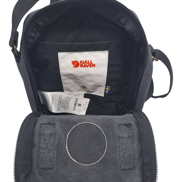 Fjallraven Kanken Mini Sling Crossbody Shoulder Bag Fog Black - Picture 8 of 11